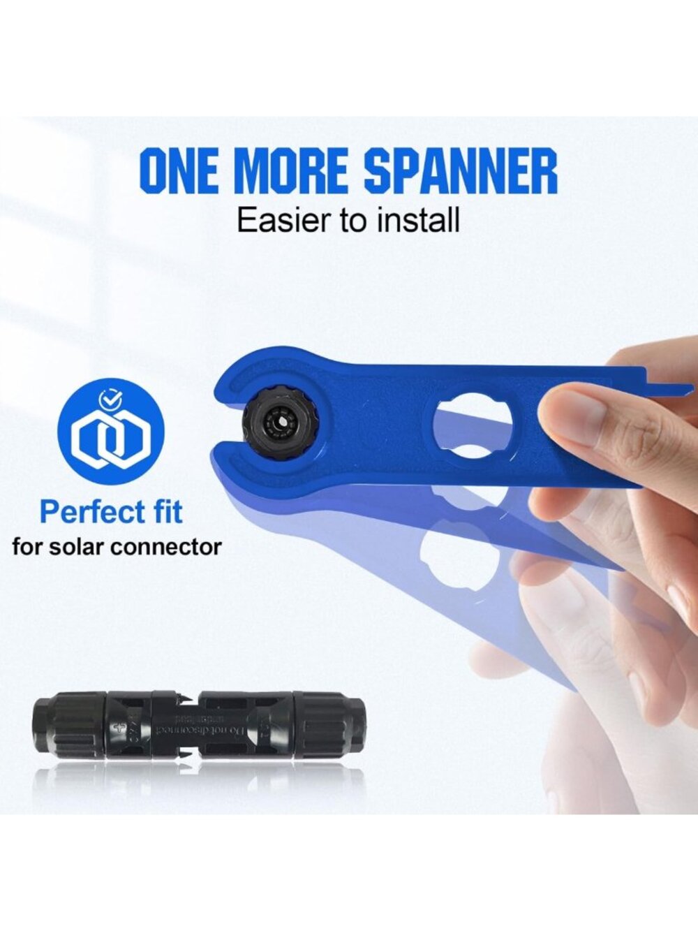 13-Piece Solar Crimper Tool Kit - Crimper, Connectors & Wrenches for Panel - Picture 5 of 6